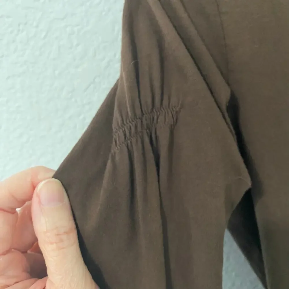 Johnny Was JWLA Womens Tunic Top S Embroidered Vibrant Long Sleeve Runs Small - Picture 4 of 9